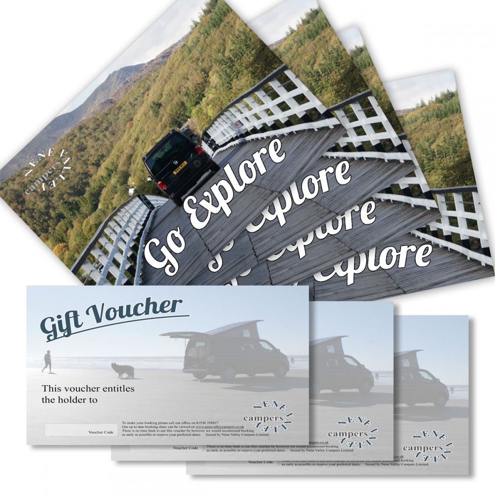 Nene Valley Camper Hire Gift Voucher